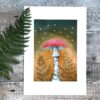 The Enchanted Mushroom Watercolour Painting