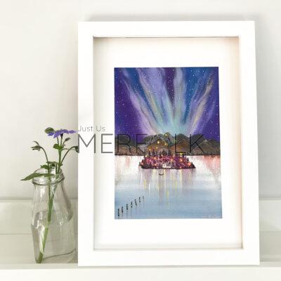 Framed Picture of The Magic of the Lakes