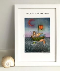 Mermaid of the Lakes framed print