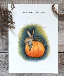 The Harvest Guardian Watercolour Print