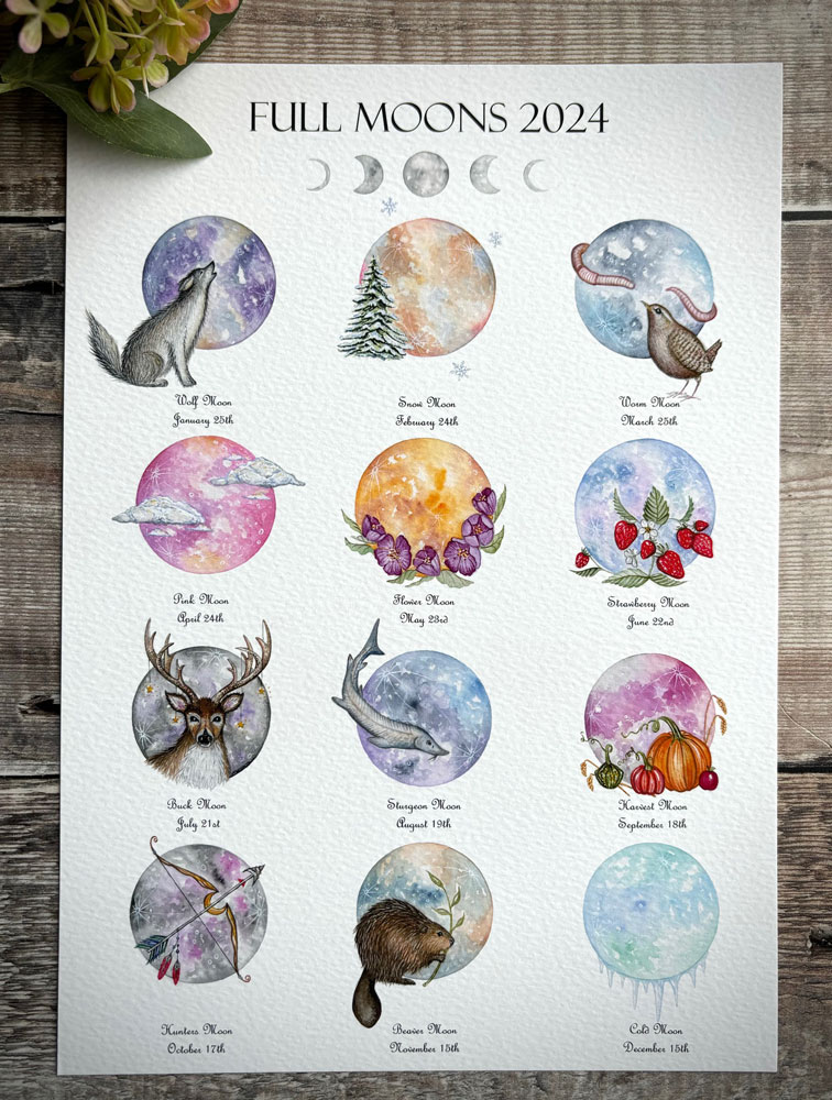 Full moon names for 2024 (and how they came to be)